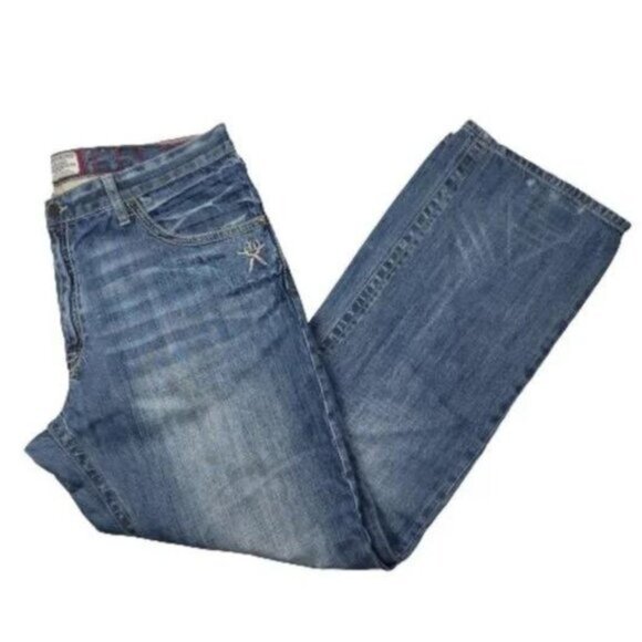 Artful Dodger Denim Jeans Size 40 Y2K Dagger Hip Hop Mens - Picture 1 of 12
